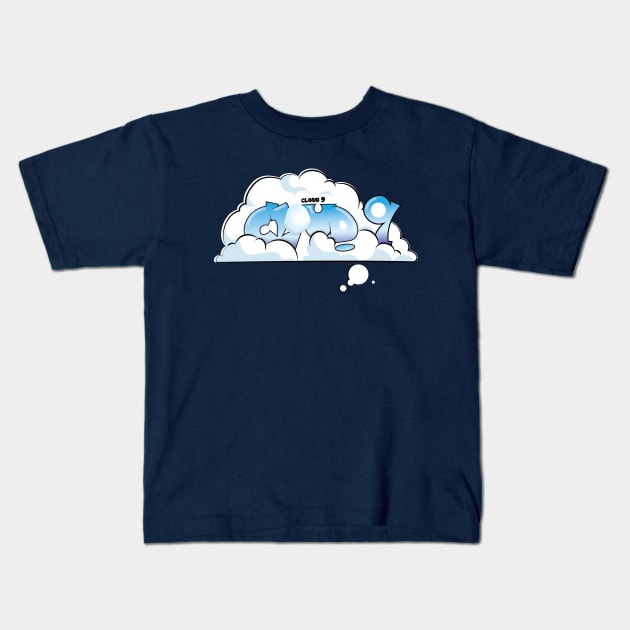 Cloud 9 Kids T-Shirt by lazyletters
